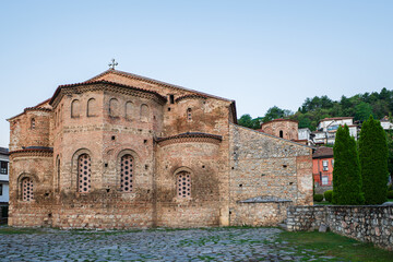 Side view of the Hagia Sophia Church in Ohrid