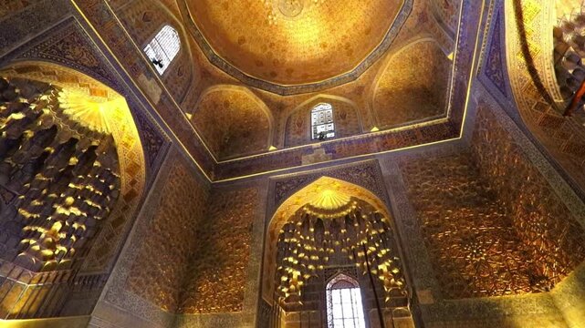 Samarkand, Uzbekistan, the Gur Emir or Amir Temur (Tamerlane) Mausoleum