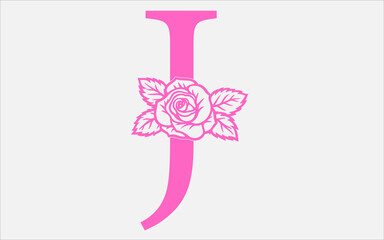 Floral alphabet a-z vector design, Alphabet vector. 1-10 number vector.
