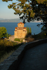 St. John the Theologian Orthodox Church through tree branches