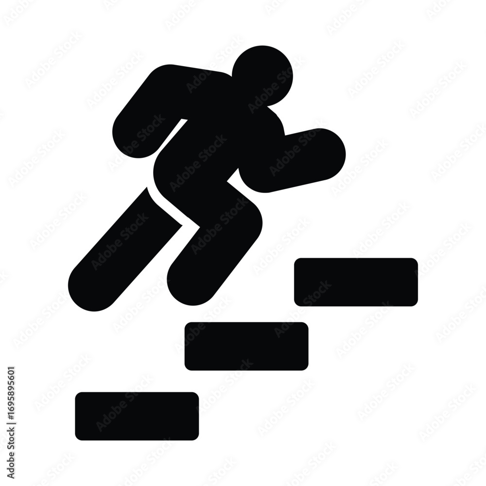 Poster career solid icon vector design good for web or mobile app