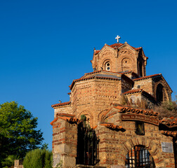 St. John's Church with its artistic calligraphy sign on its door
