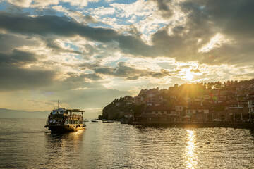 Sunset on Lake Ohrid