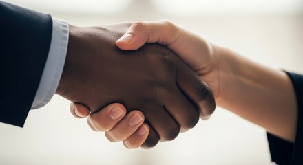 Obraz premium Business Handshake: Partnership and Agreement