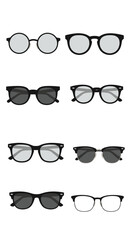 Collection of stylish eyeglasses and spectacle frames for fashion and vision correction