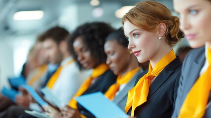 group of business people in a meeting