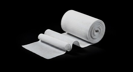 Fototapeta premium White Medical Bandage Roll