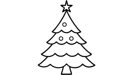 crismas tree icon vector illustration