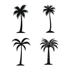Obraz premium PrintPalm Tree SVG