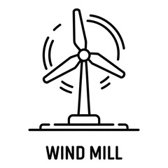 Wind turbine generating clean energy with renewable resources for a sustainable future world wide silhouette