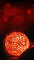 red abstract background