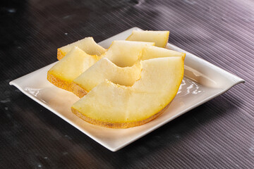 Fresh ripe sweet juicy melon