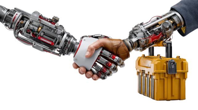 hand holding a drill