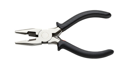 Obraz premium Metal pliers with rubber grips for precision hand tools 