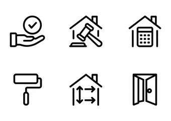 Real estate house home property investment mortgage sale rent buy door paint auction calculator