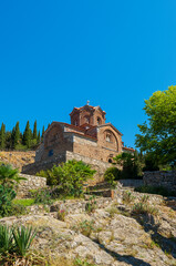 St. John the Theologian Orthodox Church in Kaneo and the sky
