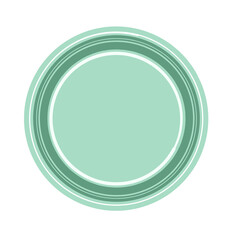 Green tosca circle logo Border frame element design label web