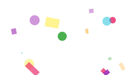 Colorful Confetti Abstract