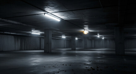 Empty Parking Garage