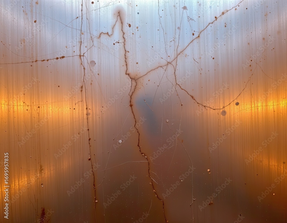 Aufkleber abstract texture with reflections of light through glass surface creating a unique colorful pattern