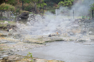 The unique and powerful volcanic landscape of Sao Miguel island A Natural Wonder