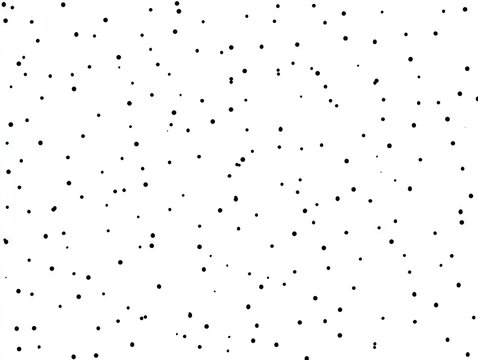 Abstract black dots on white background