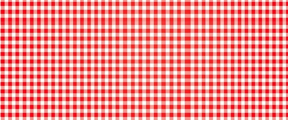 Classic red gingham pattern, seamless square grid background, gingham, plaid background