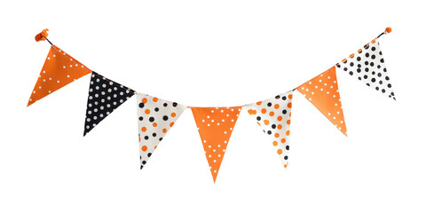 Fototapeta premium Halloween party pennant banner