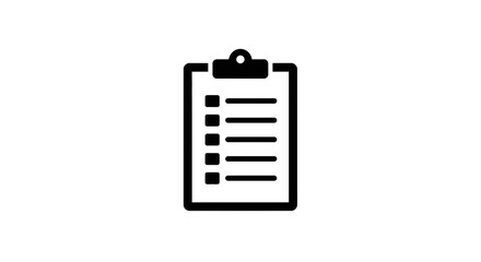 Stay organized with this clipboard list, a simple modern planning tool for all your tasks and notes