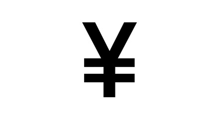 Obraz premium Bold yen symbol represents global finance, investment potential and international commerce success
