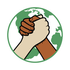 Hands Holding Earth Environmental Protection and Global Unity