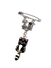 star black cat pin 