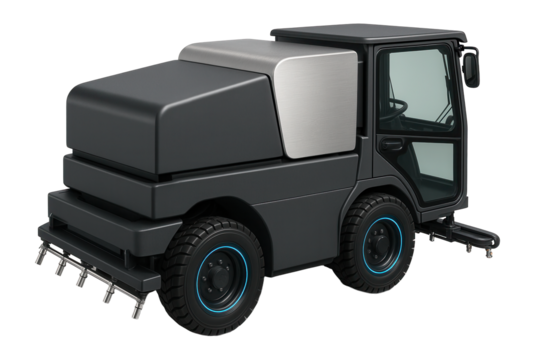 Water recycling street sweeper with onboard filtration and spray nozzles