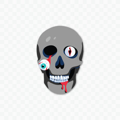 Halloween Vector Set with Pumpkins, Ghosts, Spiders, Bats, Haunted House and Holiday Decorations