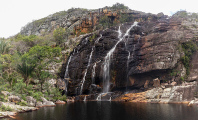 CACHOEIRA DA ZUADA, MIRANGABA, BAHIA, BRASIL