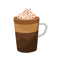 Espresso Shot Vector Illustration
