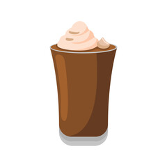 Ice Cream Float Vector Illustration