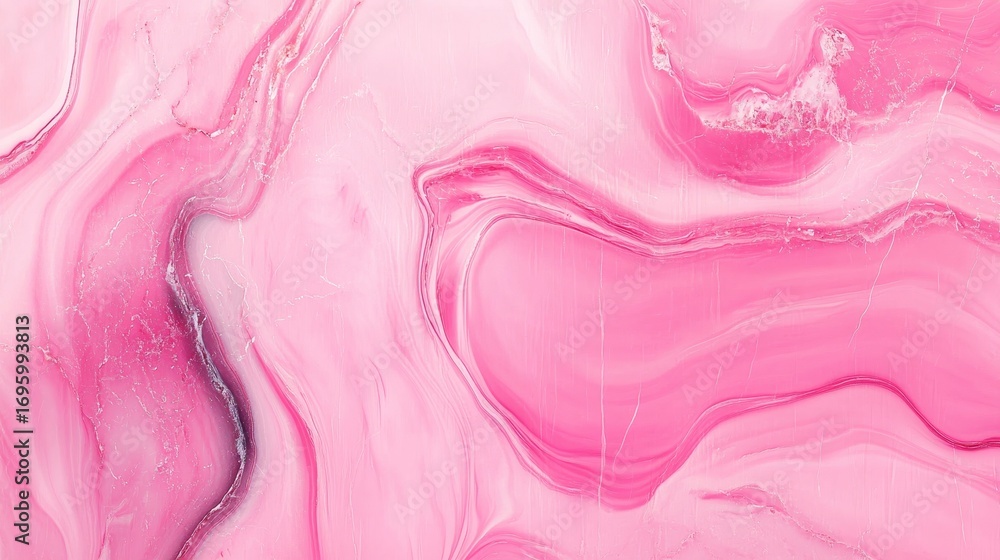 Poster elegant liquid design with pink veins and transparency, abstract background with decorative texture