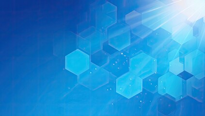 Abstract geometric background of hexagons