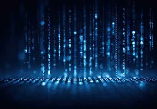 Abstract digital binary code backdrop (1)