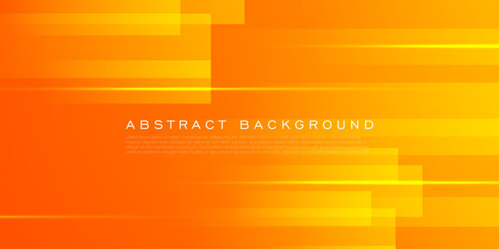 Abstract orange speed pattern background. Overlap square shape with lights design.