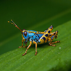 Fototapeta premium Colorfu of Grasshopper 