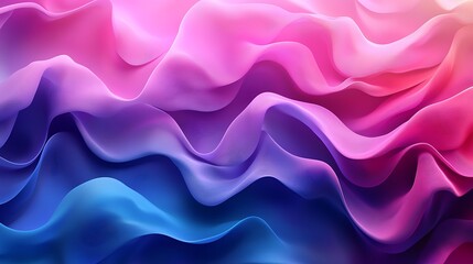 Obraz premium Fantasy flowing gradient waves wallpaper high resolution picture
