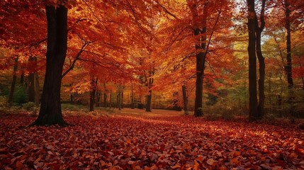 autumn in the forest