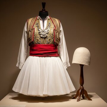 Albania &ndash; Traditional Albanian Costume (Fustanella)
