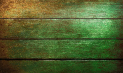 tavern old grunge wood texture , vintage background, rustic green, 3D paint