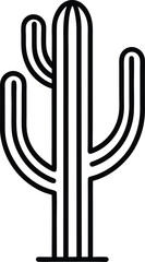 cactus vector illustration  vector on transparent background