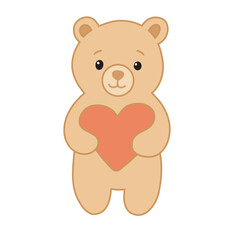 teddy bear with heart