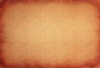 Fototapeta premium Aged parchment or textured paper background with a dark vignette border image photo