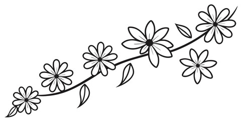daisy-chain-line-icons-set---8-minimalist-icons---